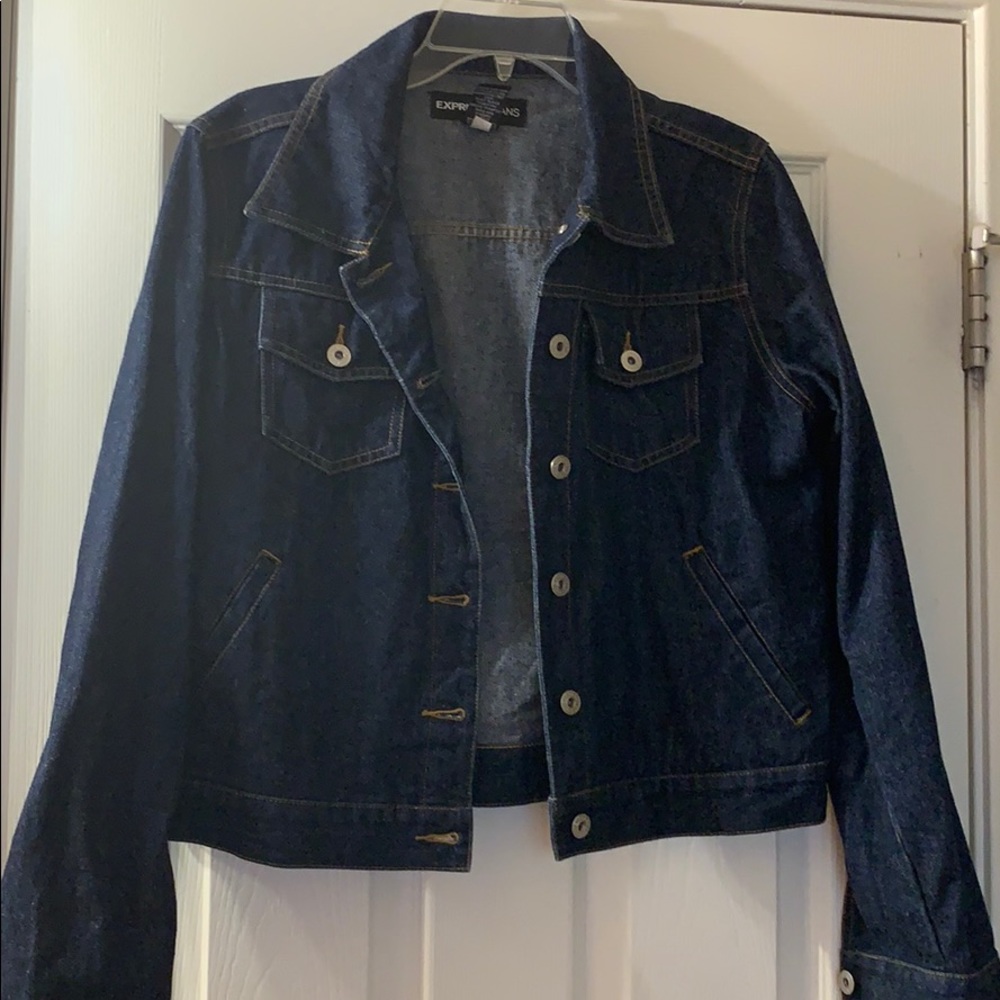 Dark denim Express Jean Jacket